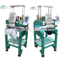 New Type Multi-purpose Single Head 12 Needles Cap / T-shirt Embroidery Machine